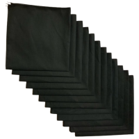 Made in the USA Solid Bandanas - 12 Pack, 22" x 22", 100% Cotton