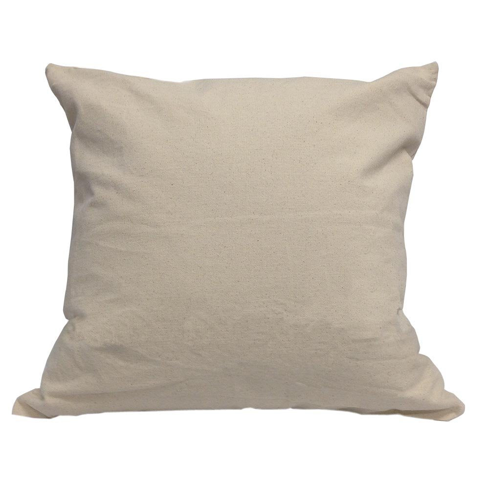 CANVAS PILLOW CASE WITH ZIPPER