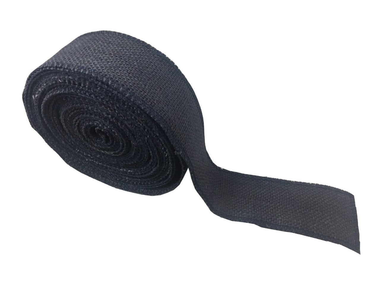 Smaller Serged Burlap Ribbons 10 yard length