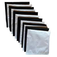 Made in the USA Solid Bandanas - 12 Pack, 22" x 22", 100% Cotton