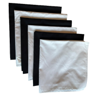 Made in the USA Solid Bandanas - 6 Pack, 22" x 22", 100% Cotton