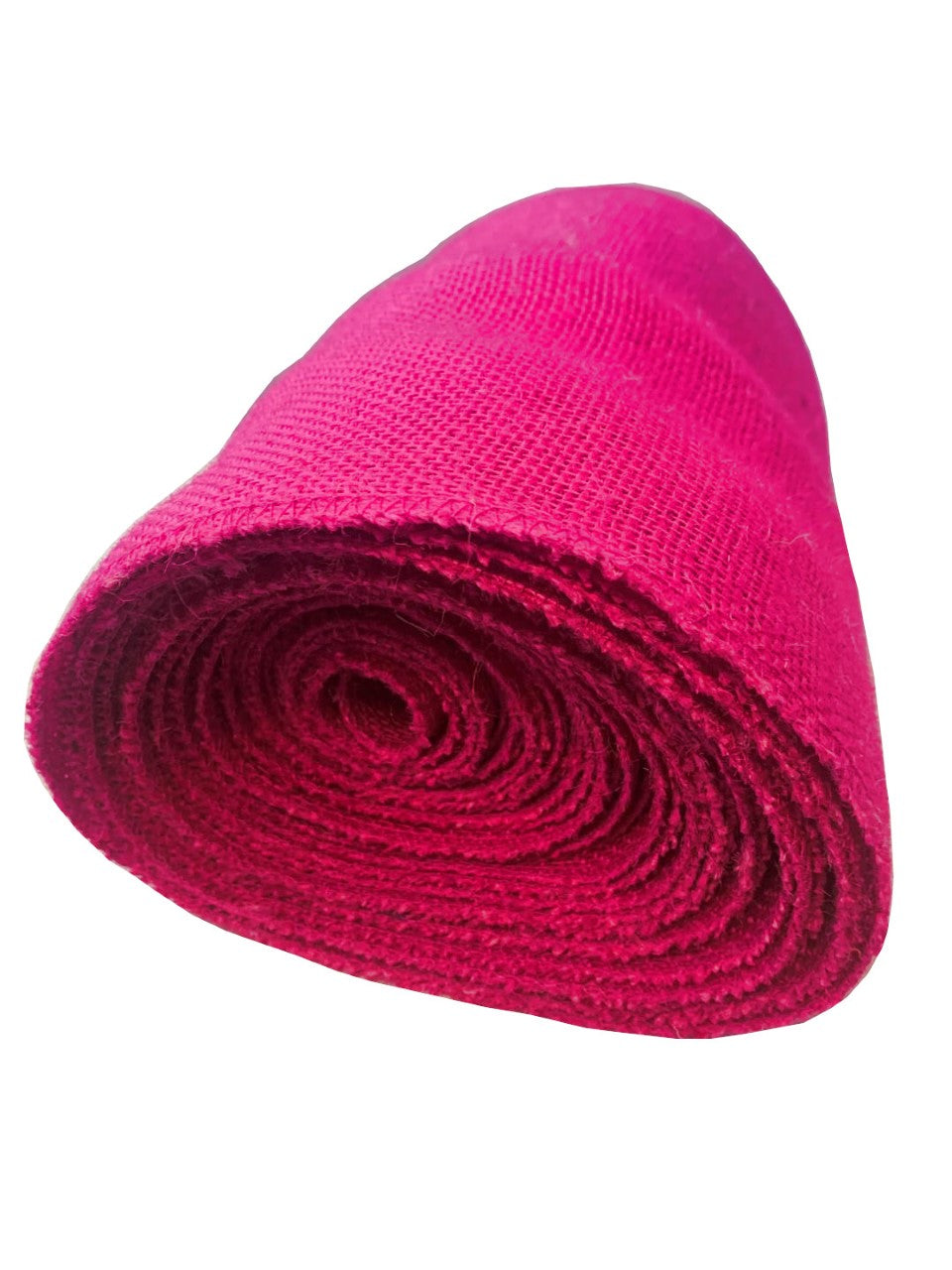 Larger Serged Burlap Ribbons 10 yard length