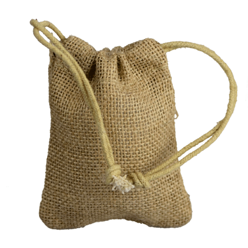 Jute Bags with Jute Strings (12 Pack)