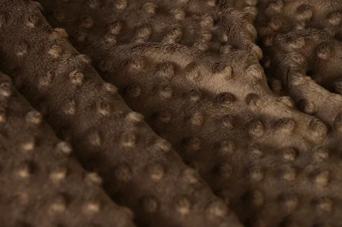 58/60 Inch Minky Dot Fabric - By The Yard