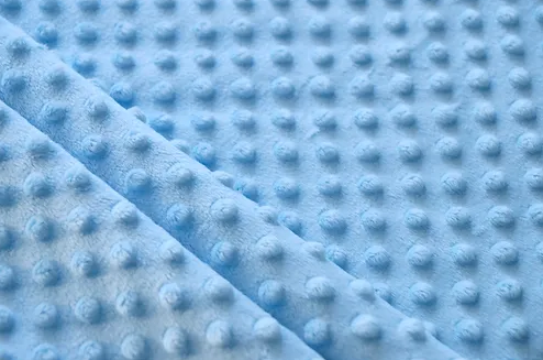 58/60 Inch Minky Dot Fabric - By The Yard