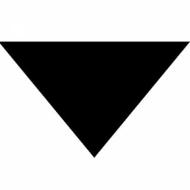 Black Triangle Bandana 22" x 22" x 30"