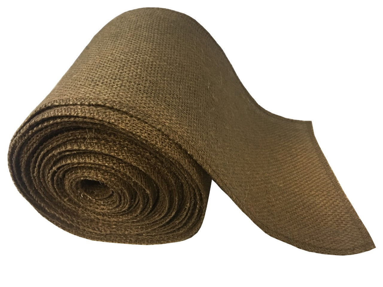 Smaller Serged Burlap Ribbons 10 yard length
