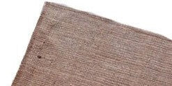 Burlap Overlay with Finished Edge
