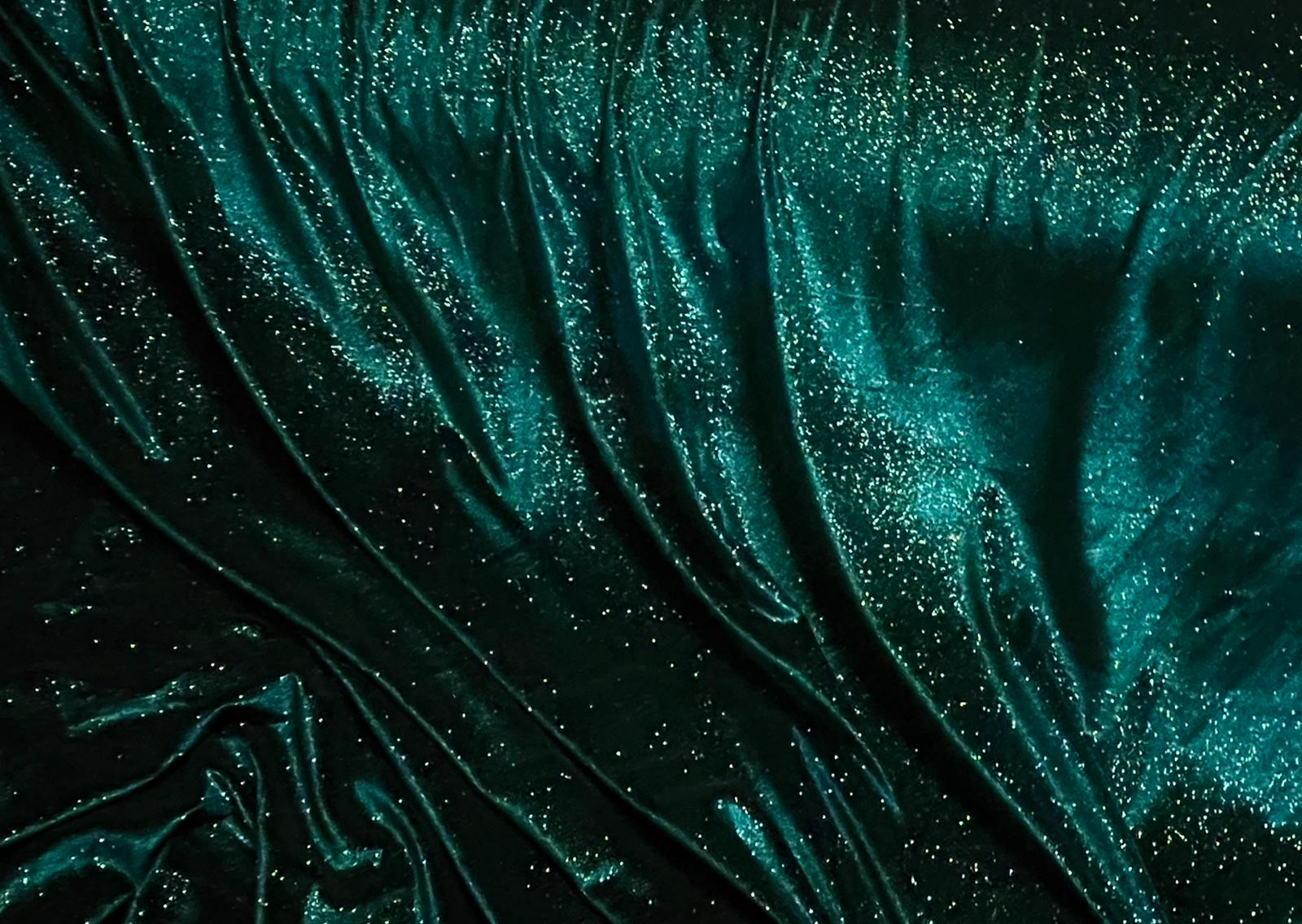 Glitter Stretch Velvet - 60 Inch Wide by the Yard