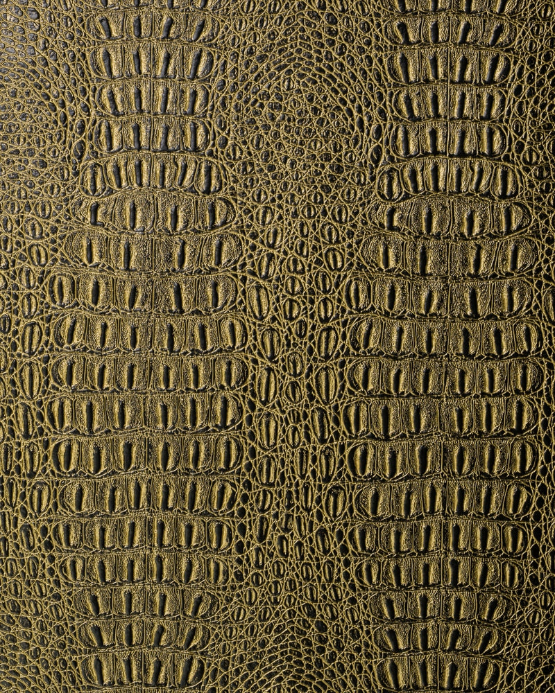 Metallic Gator Faux Leather