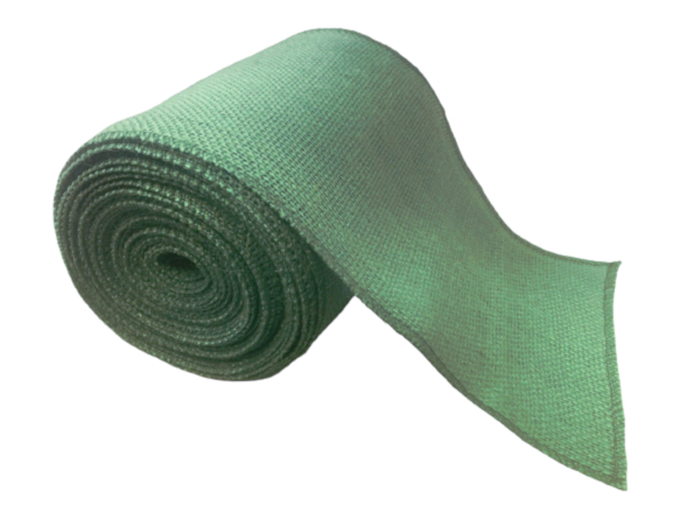 Smaller Serged Burlap Ribbons 10 yard length