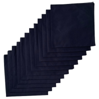 Made in the USA Solid Bandanas - 12 Pack, 22" x 22", 100% Cotton