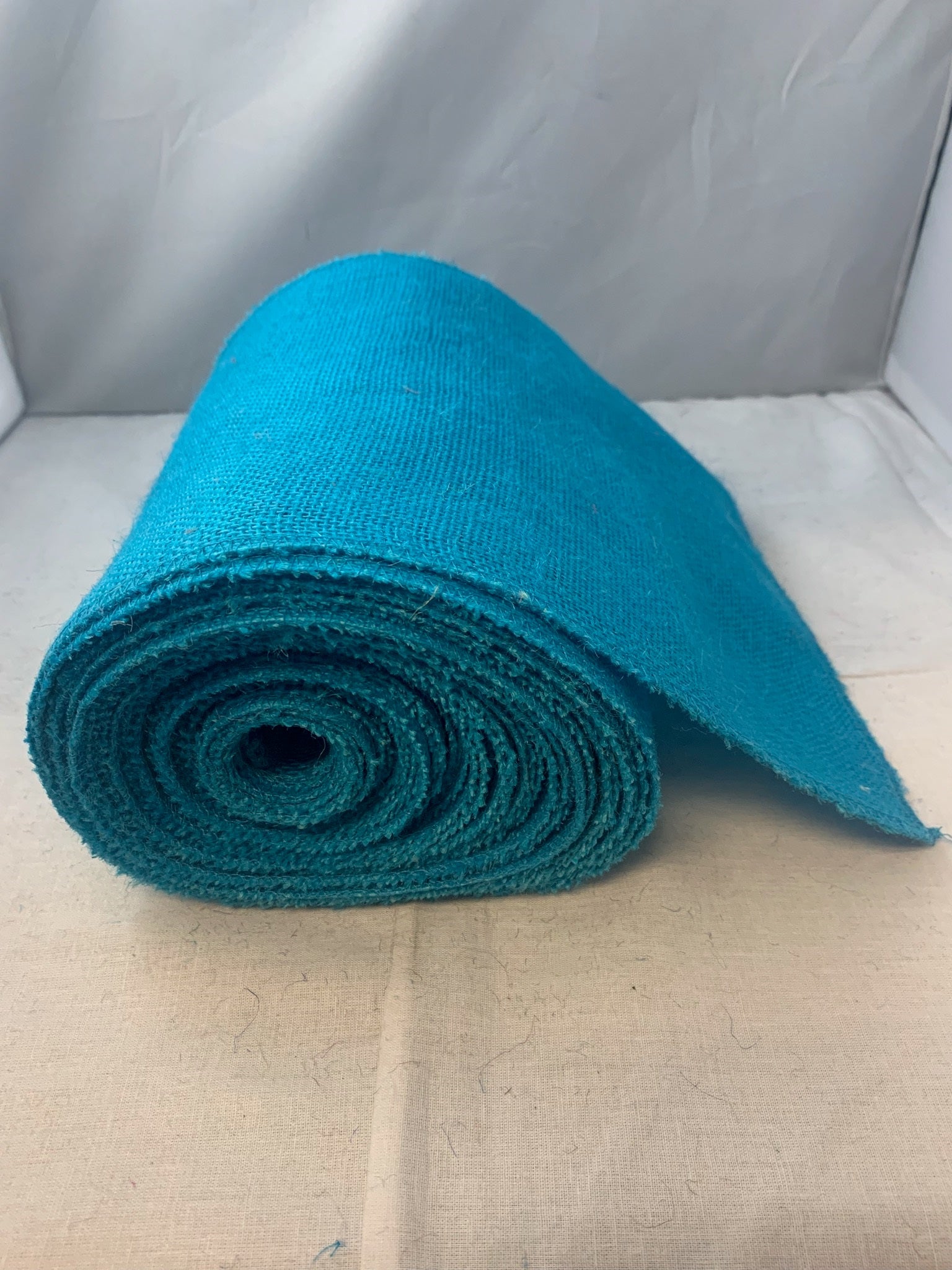 Larger Serged Burlap Ribbons 10 yard length