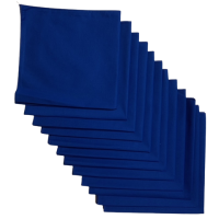 Made in the USA Solid Bandanas - 12 Pack, 22" x 22", 100% Cotton