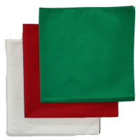 Made in the USA Solid Bandanas - 3 Pack, 22" x 22", 100% Cotton
