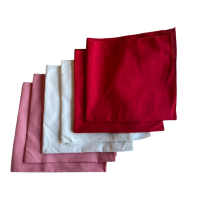 Made in the USA Solid Bandanas - 6 Pack, 22" x 22", 100% Cotton