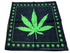 Marijuana Leaf Bandana 100% cotton 22" x 22"