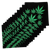 Marijuana Bandanas Green Leaves 22