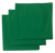 Made in the USA Solid Kelly Green Bandanas 3 Pk 22