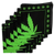 Marijuana Leaf Bandanas 6 Pack 22