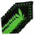 Marijuana Leaf Bandanas 12 Pack 22" x 22" - 100% Cotton