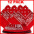 Red Paisley Bandanas (12 Pack) 22