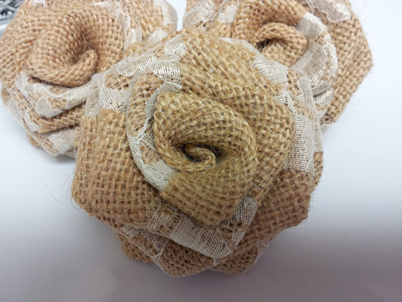 Burlap Flowers