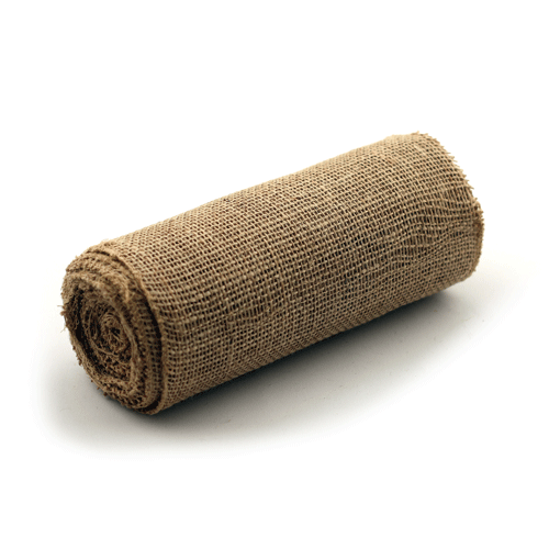 Larger Serged Burlap Ribbons