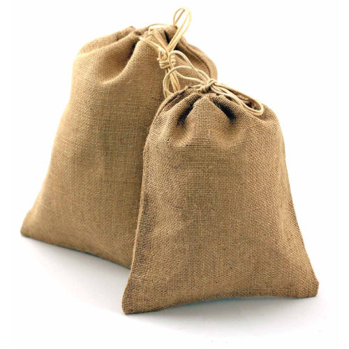 Jute Bags with Jute Strings (12 Pack)