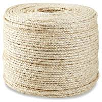 1/4" Natural Sisal Rope - 1500 ft