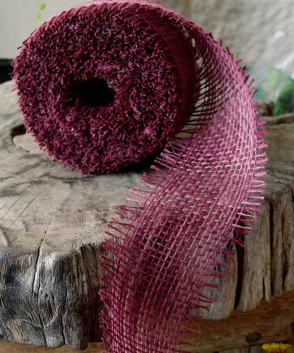 Frayed Burlap Ribbons