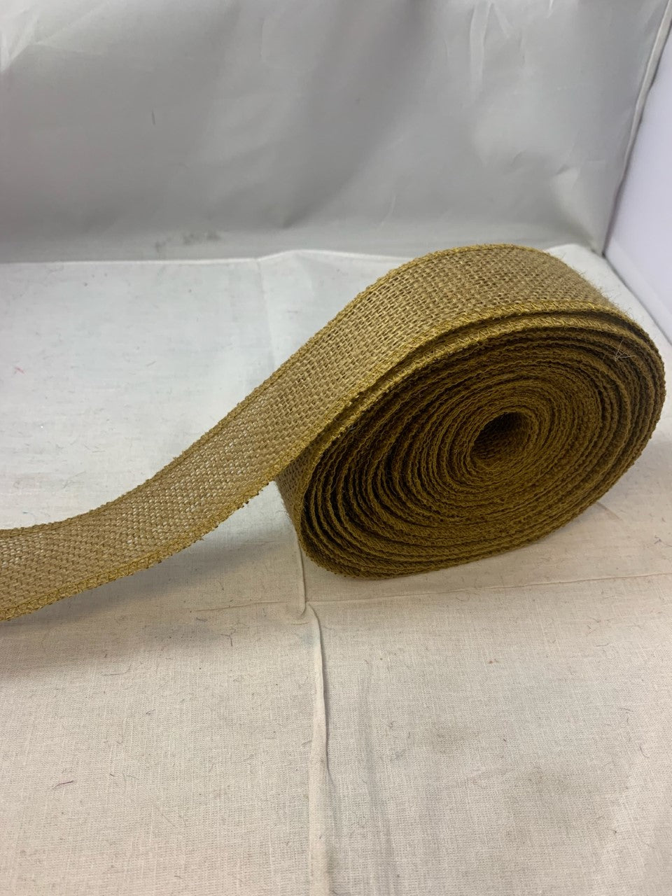 Slub Ribbon Smaller Serged Burlap Ribbons 10 yard length – EBP Inc