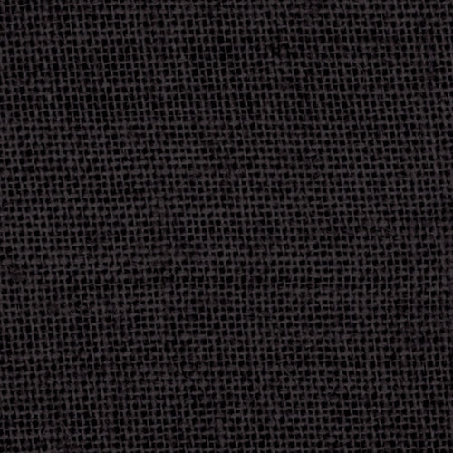 36" Black Burlap By The Yard - Premium Quality