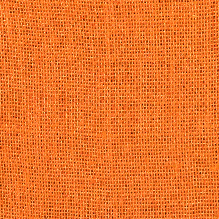 36" Orange Burlap By The Yard - Premium Quality