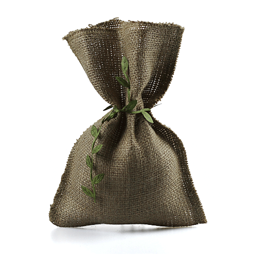 Burlap Pouch Bags (12 Pack)