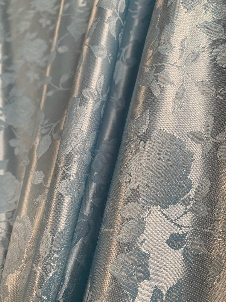 Satin Brocade Jacquard Fabric by the Yard