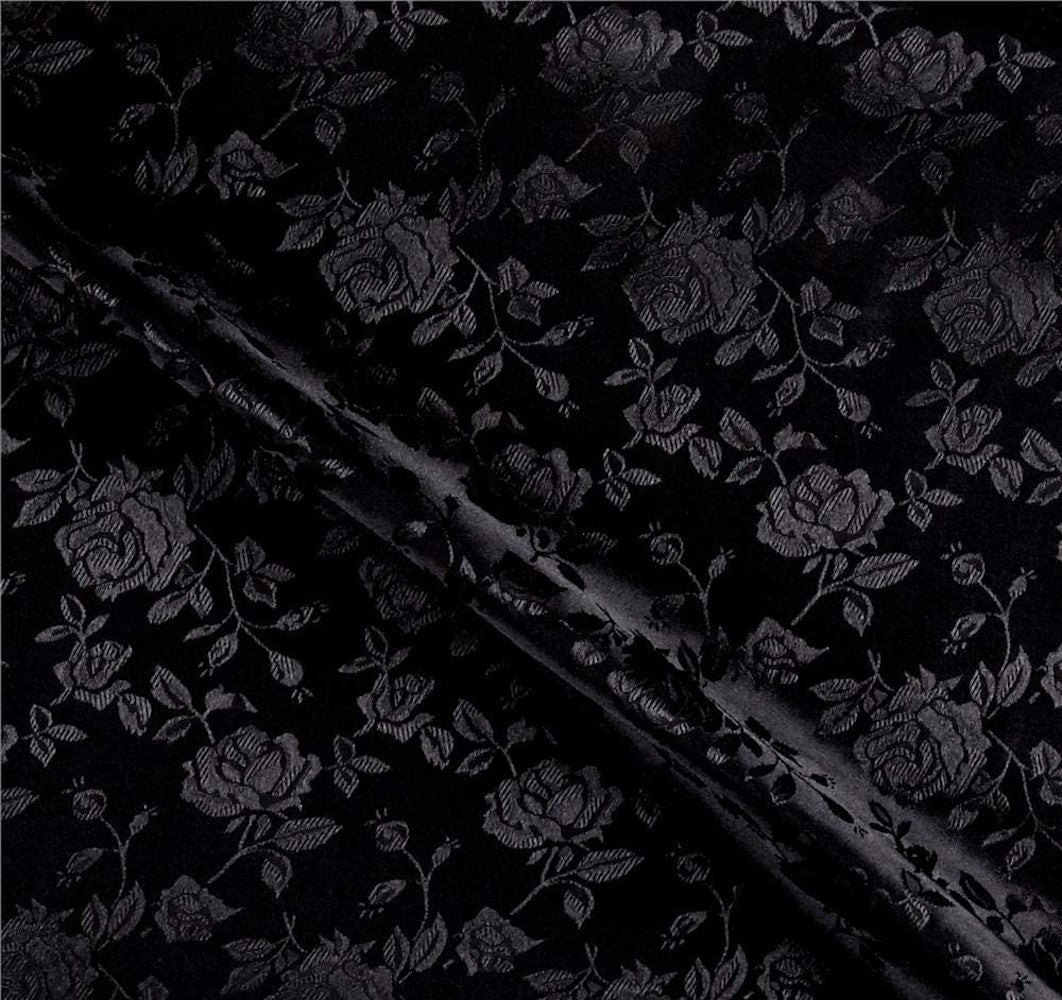 Satin Brocade Jacquard Fabric by the Yard