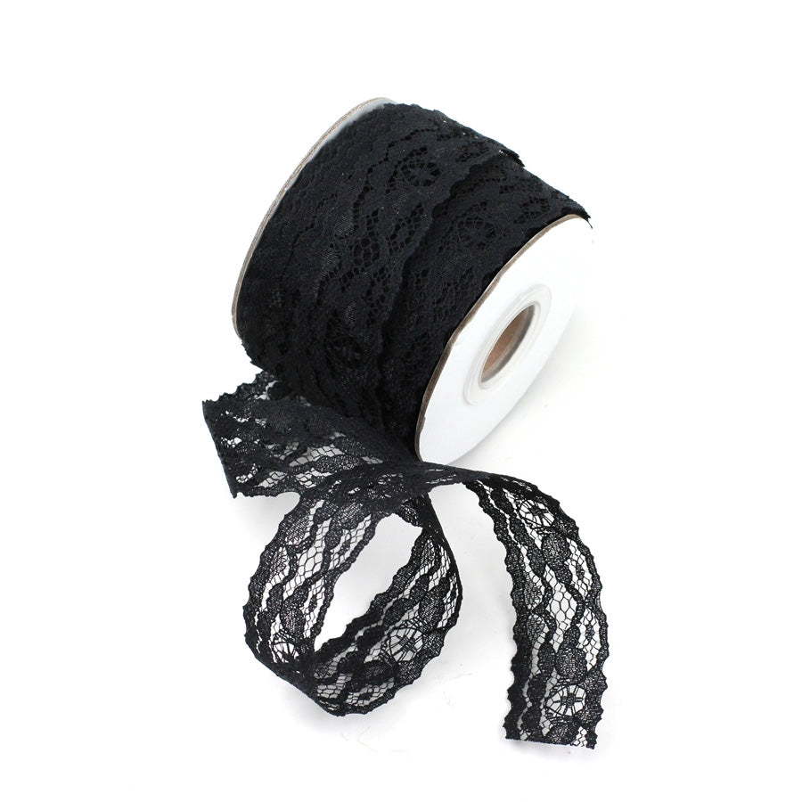 Black Lace Ribbon 1" x 25 Yards