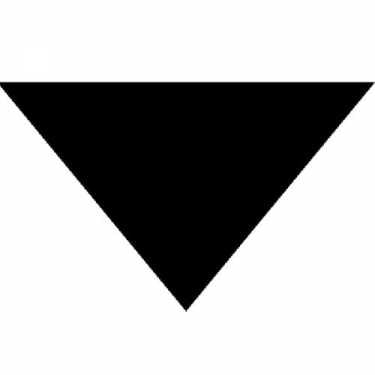 Black Triangle Bandana 22" x 22" x 30"