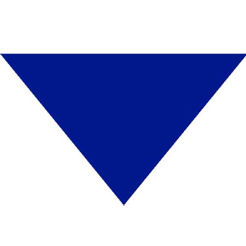 Blue Triangle Bandanas 22" x 22" x 30" (12 Pack)