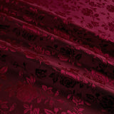 Satin Brocade Jacquard Fabric by the Yard