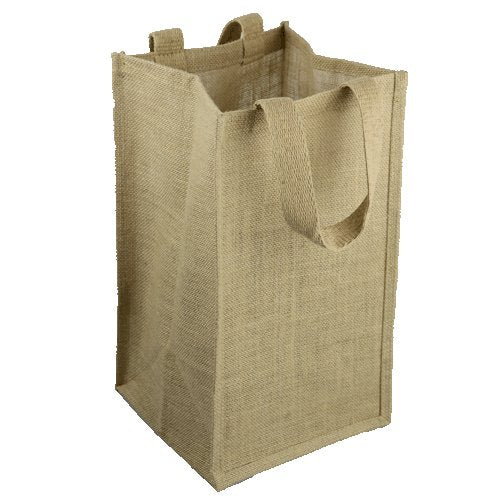 Jute Wine Bags w/ Dividers