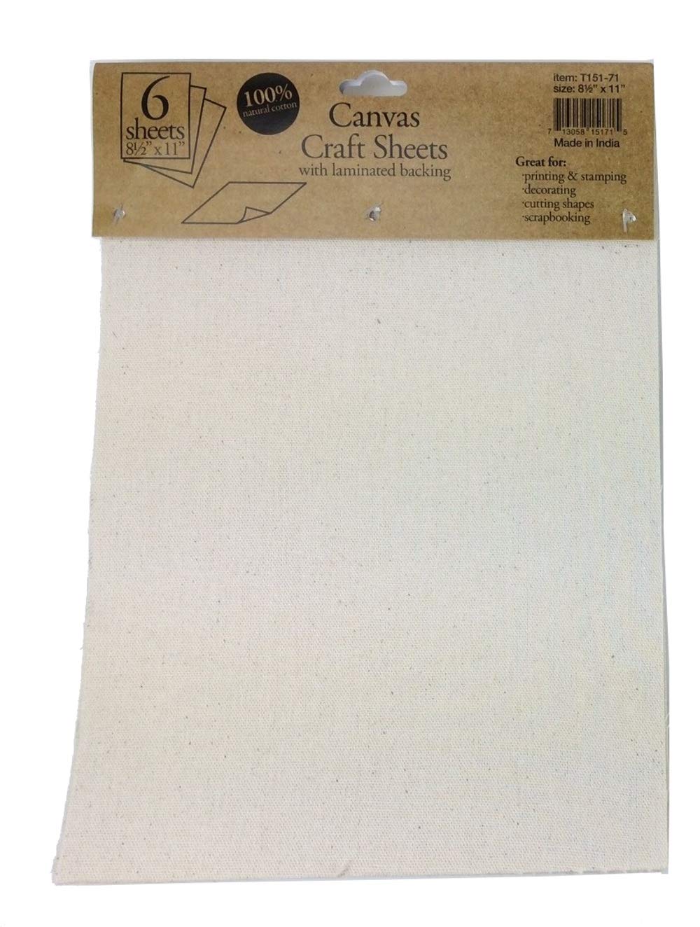 Laminated Sheets 8.5" x 11" (6 Pack)