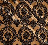 Flocked Damask Taffetta