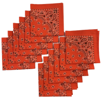 Made in the USA Paisley  Bandanas - 12 Pack, 22" x 22", 100% Cotton