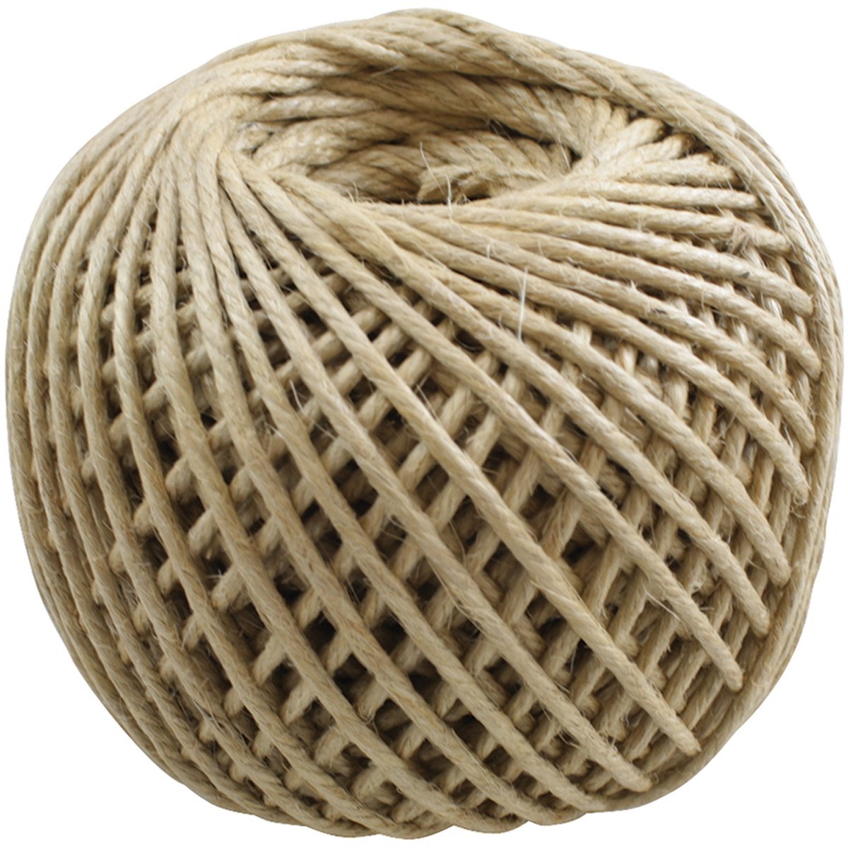 Natural Jute Twine 4-Ply Ball Shape 100 Yards