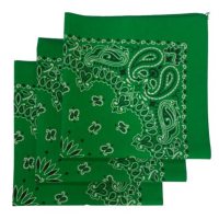 Made in the USA Paisley  Bandanas - 3 Pack, 22" x 22", 100% Cotton