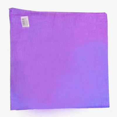 Lavender Solid Bandana 100% Cotton 22" x 22"