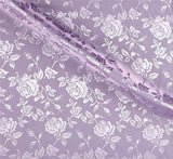 Satin Brocade Jacquard Fabric by the Yard