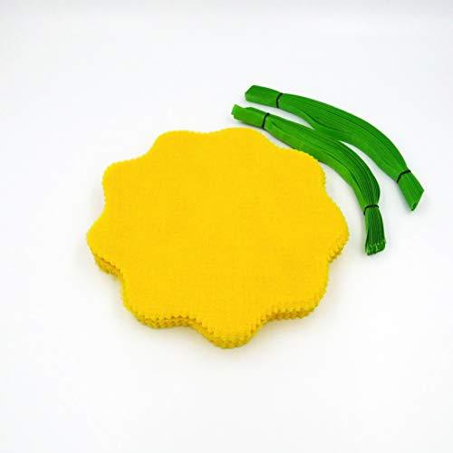 Lemon Wraps (12 Pack) With Green Ribbon